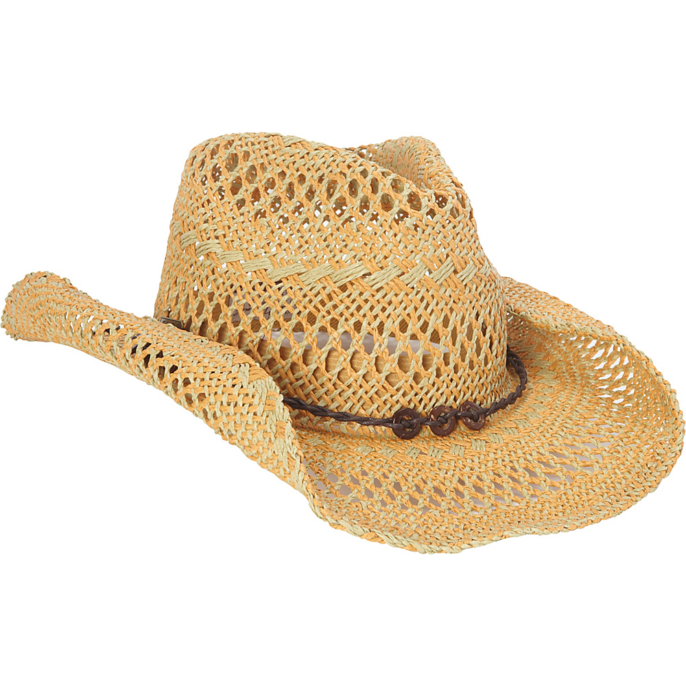 Sun N Sand Western Cowboy Hat Natural Sun N Sand Hats Gloves Scarves