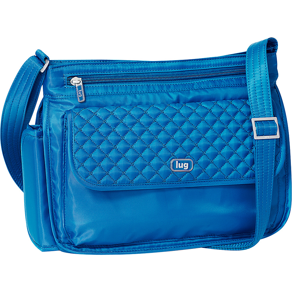 Lug Swivel Shoulder Bag Ocean Blue Lug Fabric Handbags