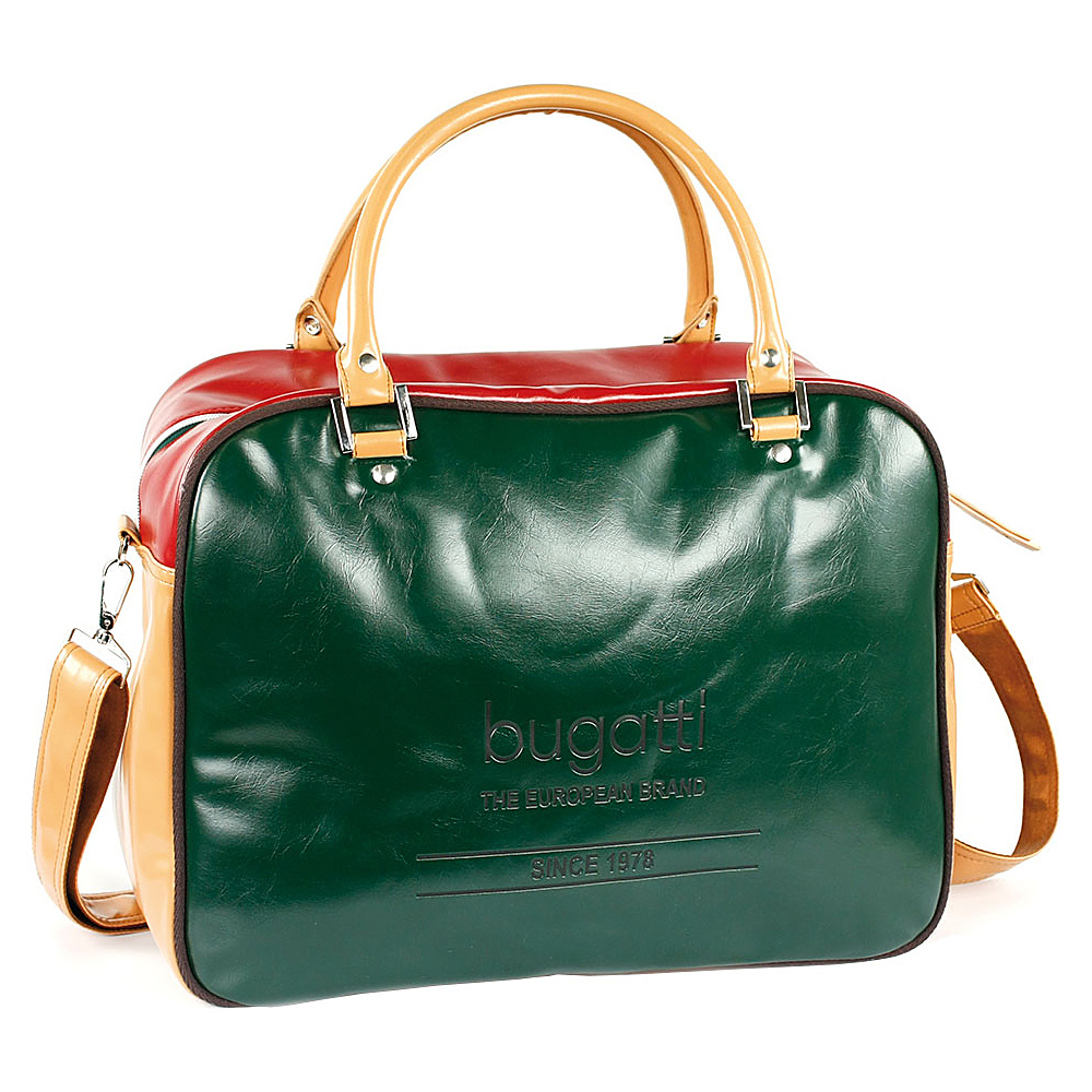 Bugatti Giocco Zip Bag Green Bugatti Messenger Bags