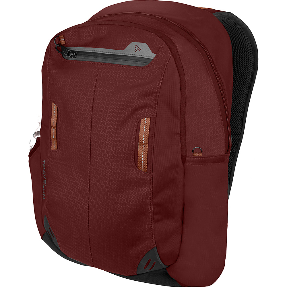 Travelon Anti Theft Active Daypack Wine Travelon Business Laptop Backpacks
