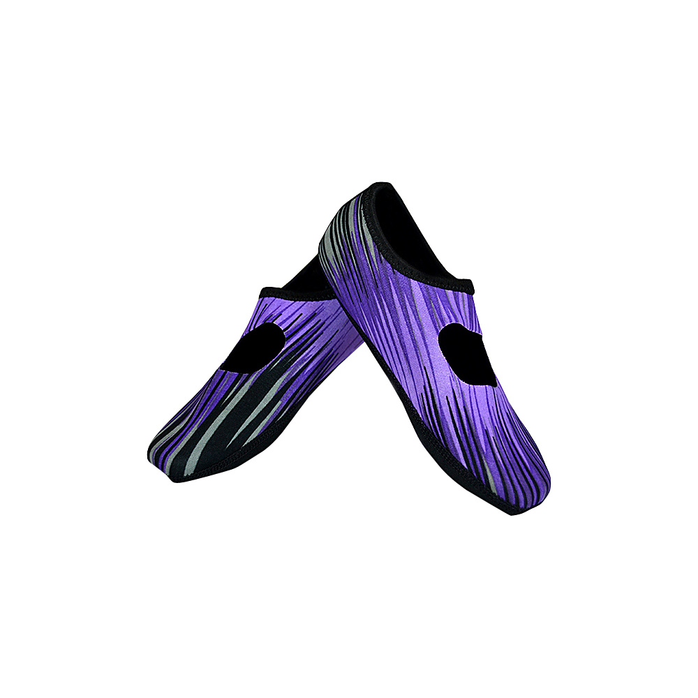 NuFoot Mary Jane Travel Slipper Patterns M Purple Aurora NuFoot Women s Footwear