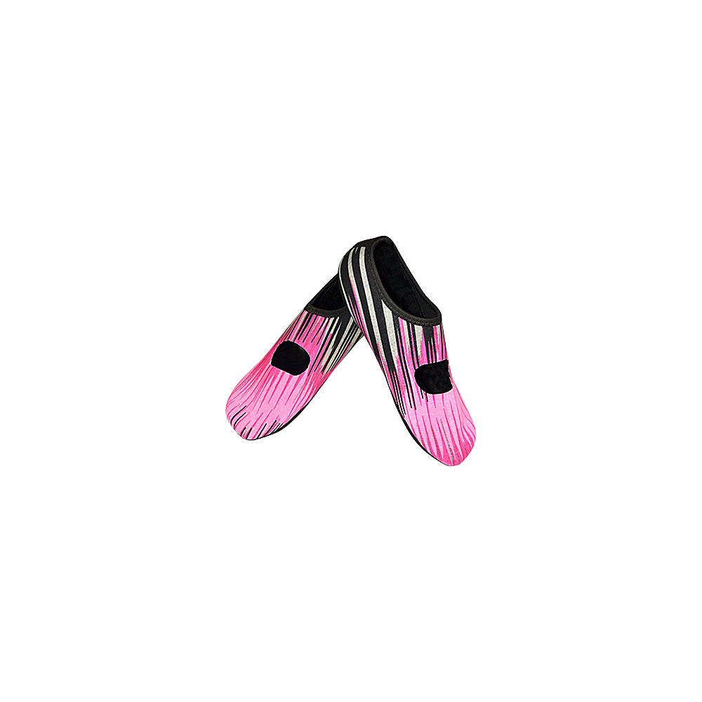 NuFoot Mary Jane Travel Slipper Patterns S Pink Aurora NuFoot Women s Footwear