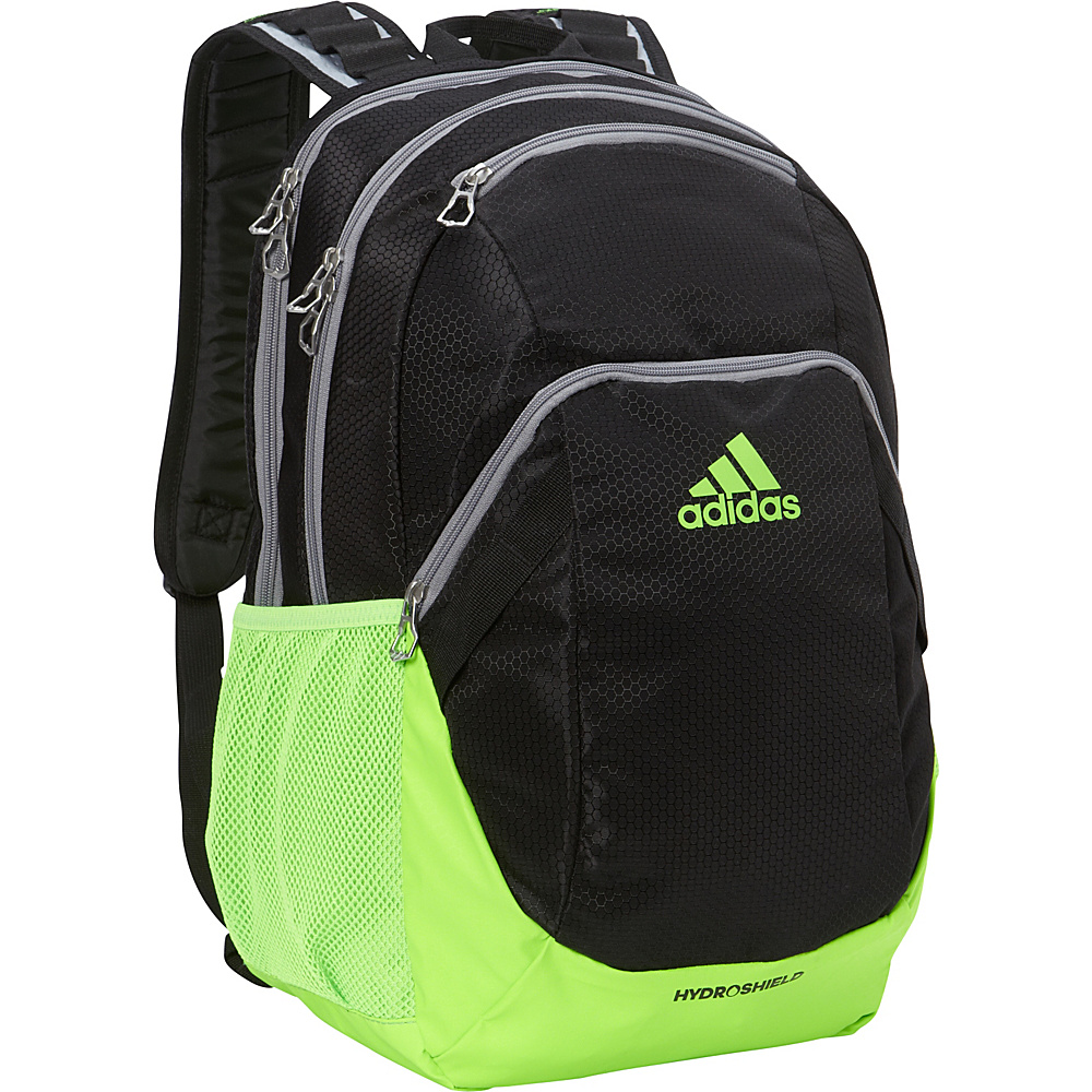 adidas Pace Backpack Black Solar Green Grey adidas Everyday Backpacks