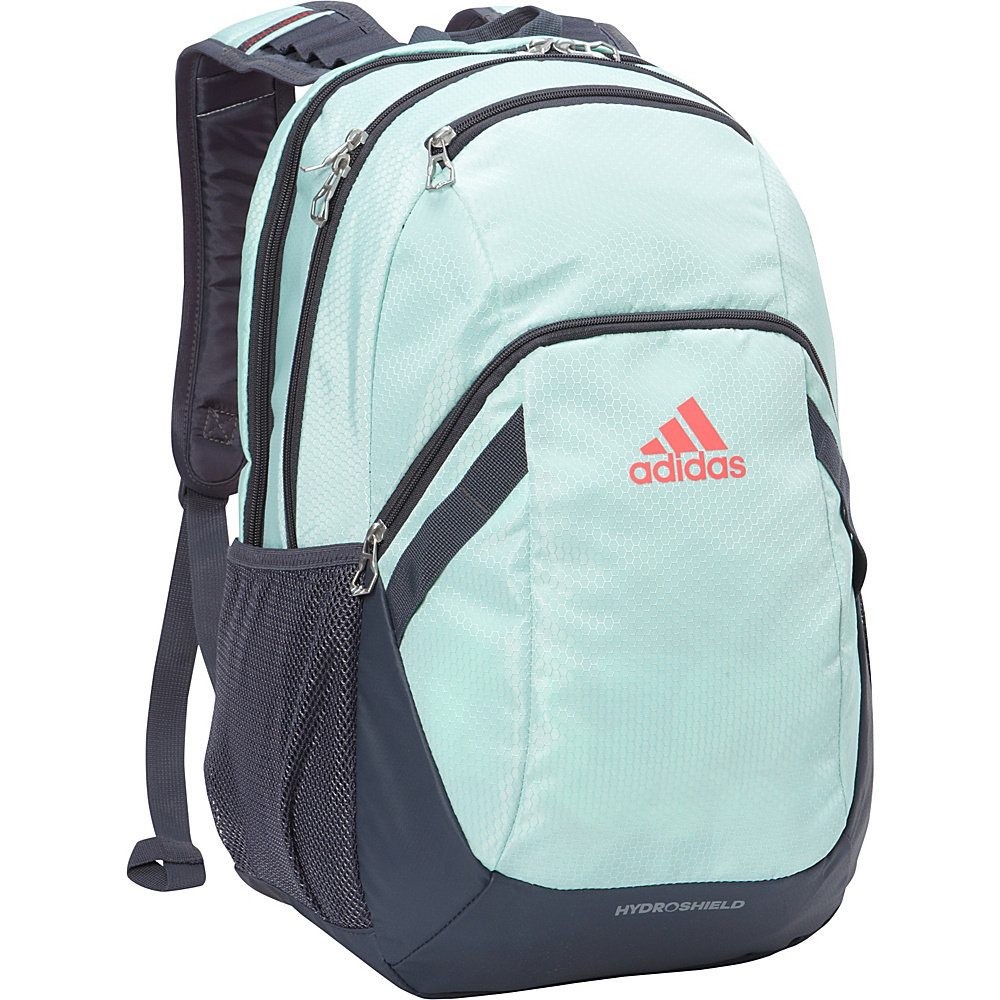 adidas Pace Backpack Ice Green Deepest Space Shock Red adidas School Day Hiking Backpacks