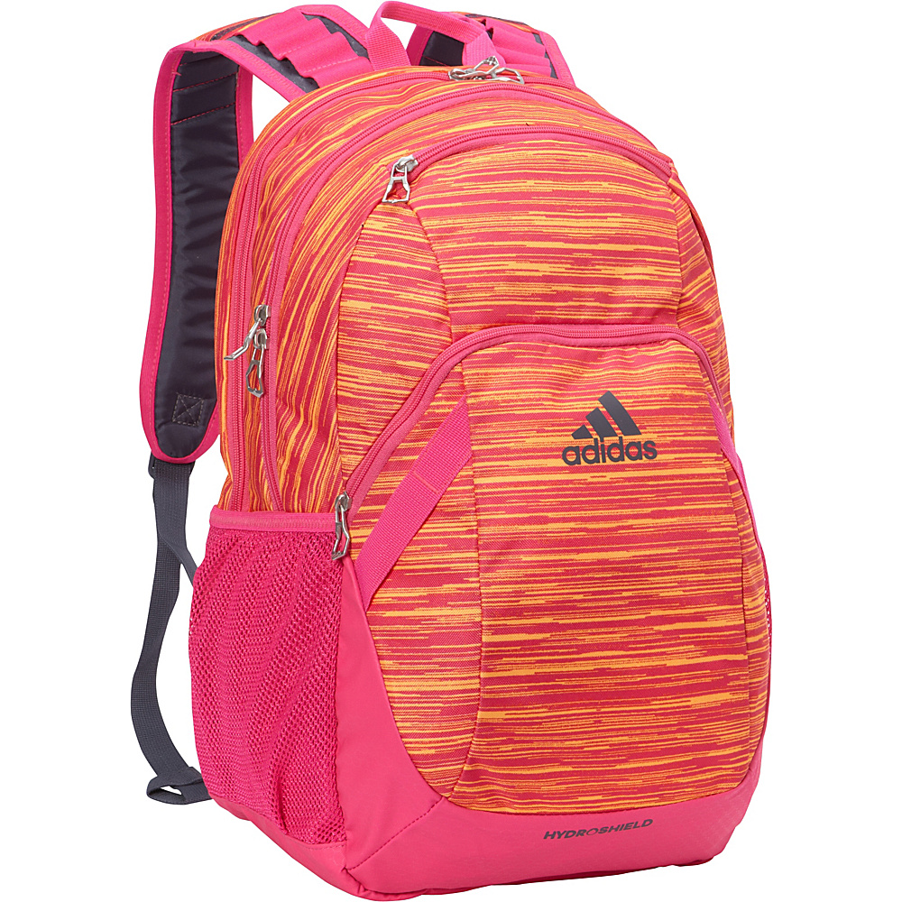 adidas Pace Backpack Space Dye Shock Pink Shock Pink Deepest Space adidas School Day Hiking Backpacks