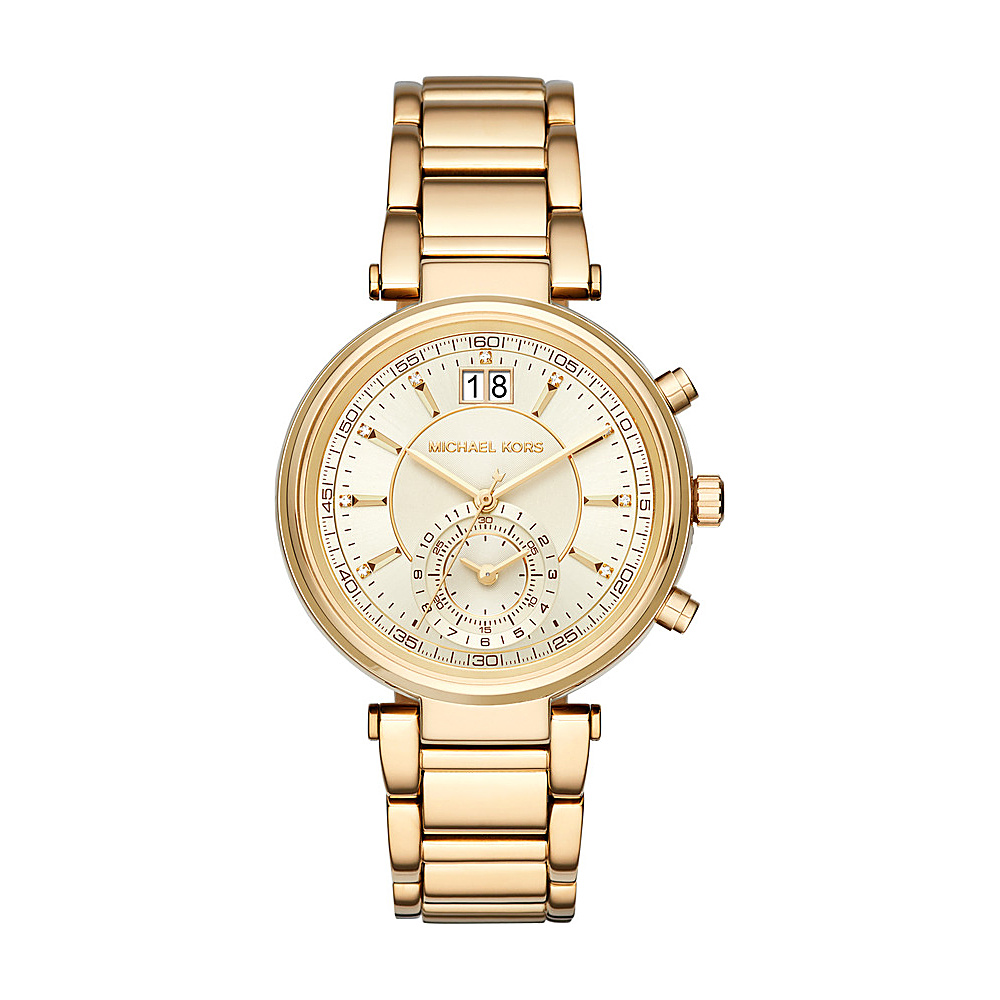Michael Kors Watches Sawyer Chronograph Watch Gold Michael Kors Watches Watches