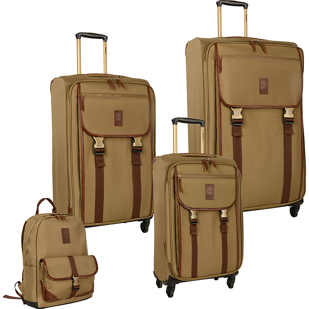 Timberland Reddington 4 Piece Set Military Olive Timberland Luggage Sets