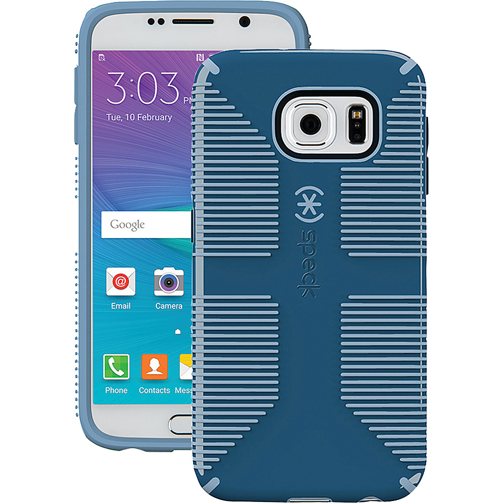 Speck Samsung Galaxy S 6 Candyshell Grip Case Blue Speck Electronic Cases