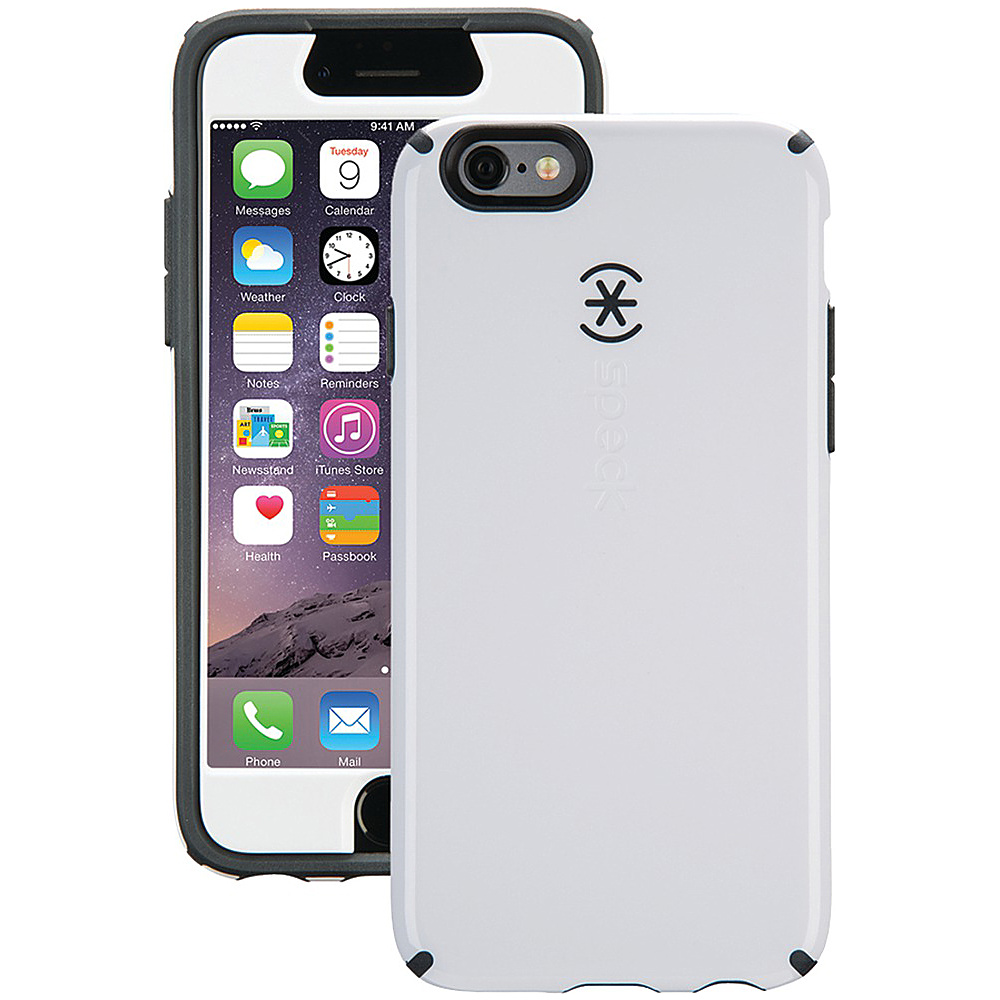 Speck IPhone 6 6s Candyshell Case Faceplate White Charcoal Gray Speck Electronic Cases
