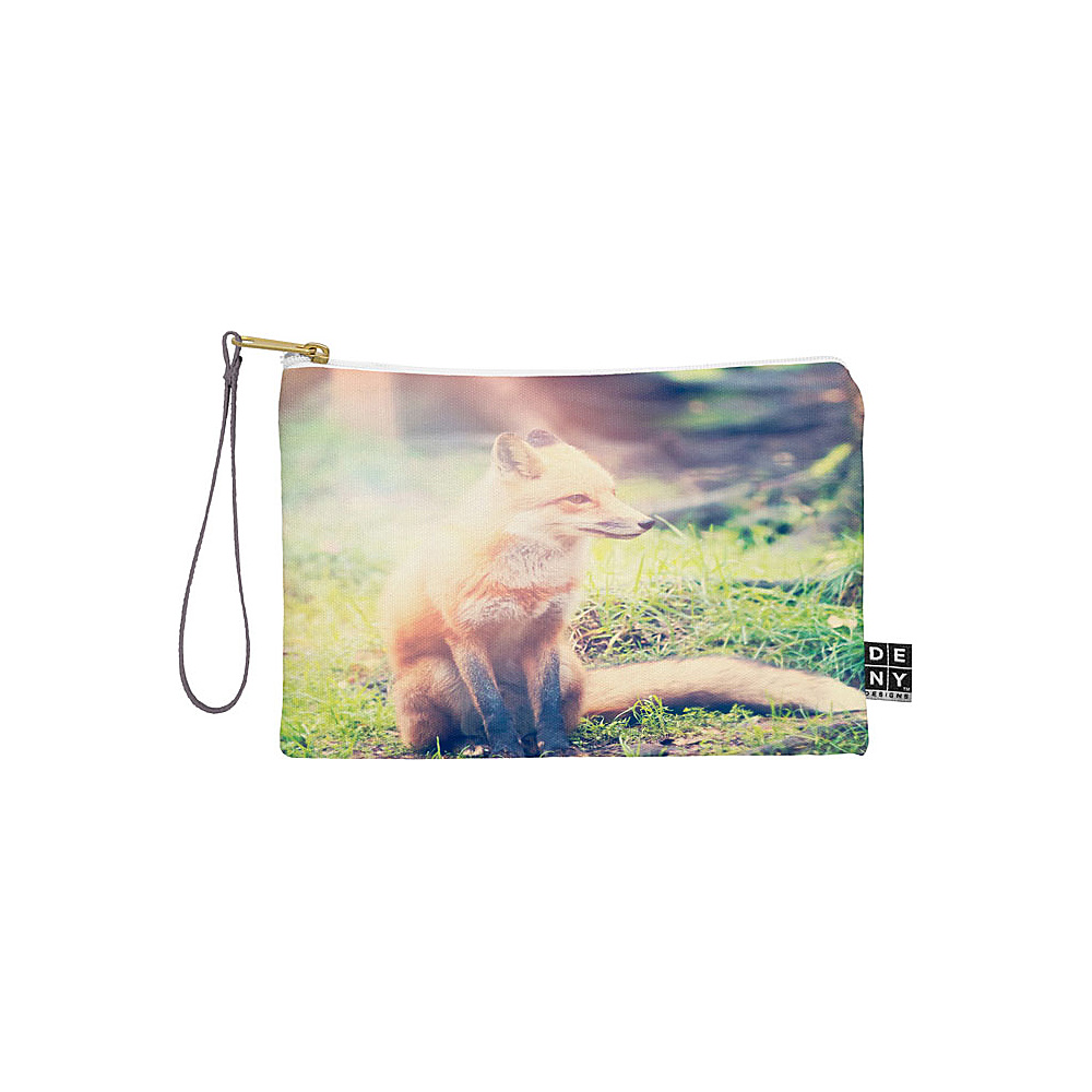 DENY Designs Maybe Sparrow Photography Pouch Grass Sunny Fox DENY Designs Travel Wallets