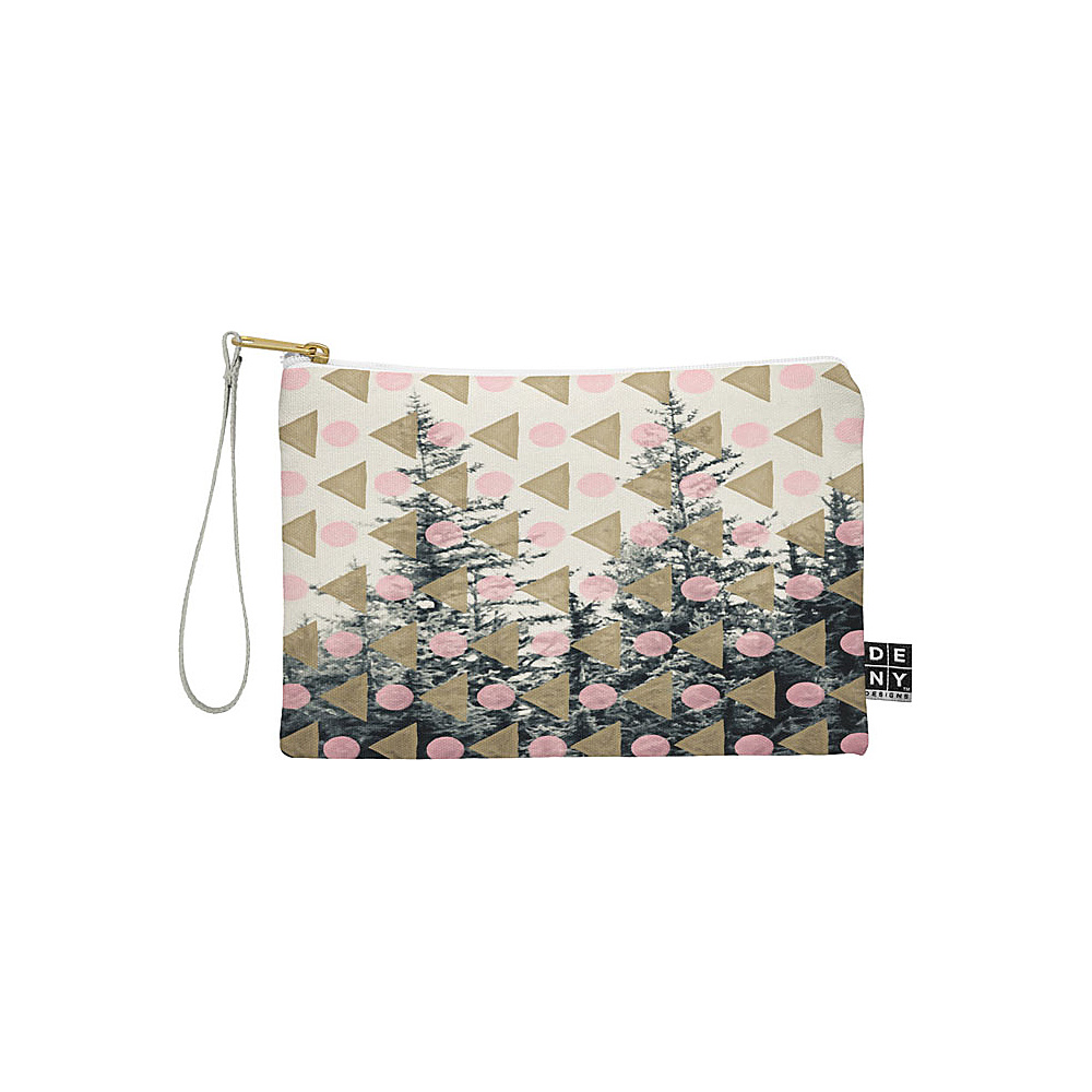 DENY Designs Maybe Sparrow Photography Pouch Baby Pink Through the Geometric Trees DENY Designs Travel Wallets