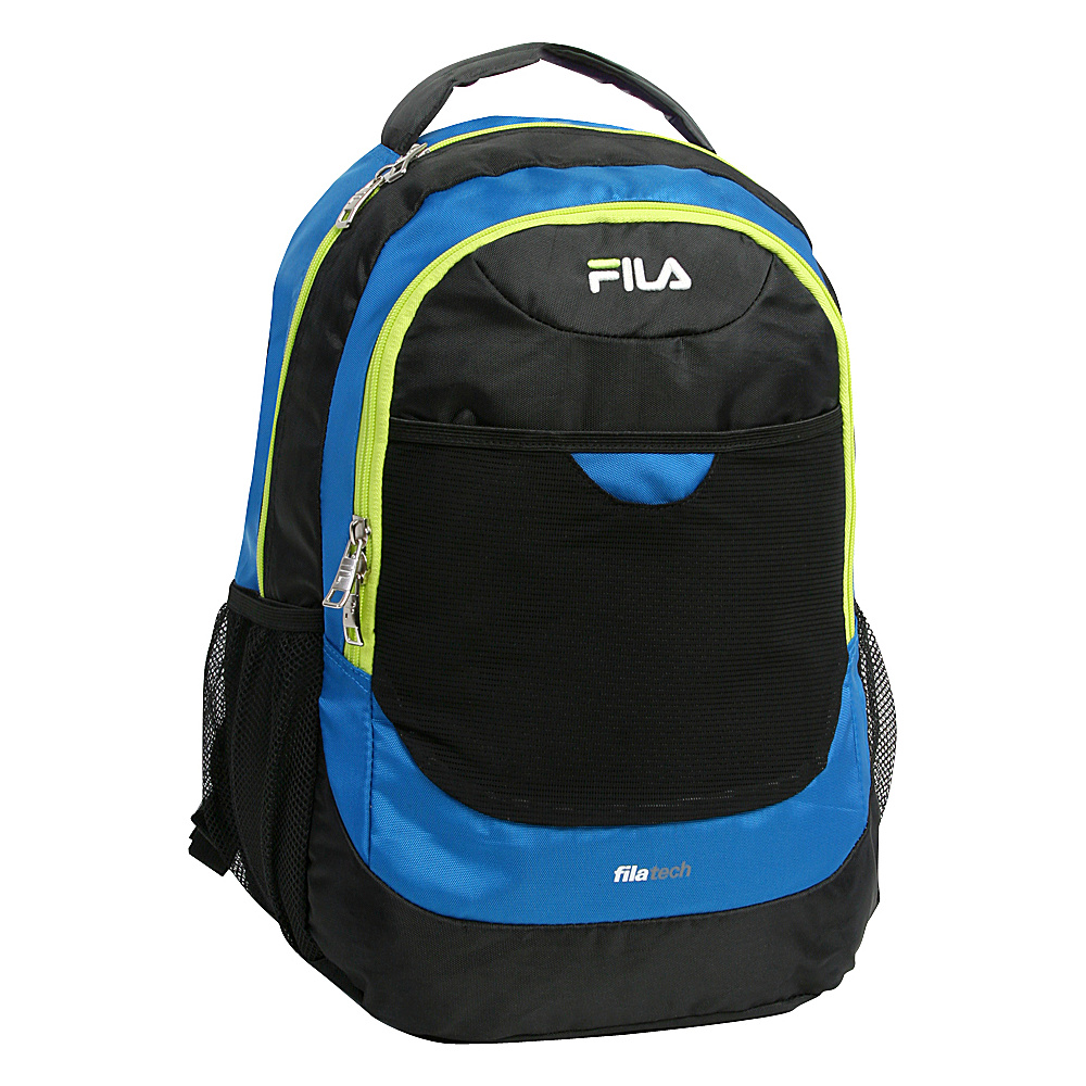 Fila Colton Tablet and Laptop School Backpack Blue Neon Fila Everyday Backpacks