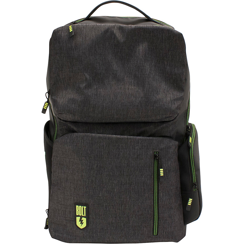 M Edge Bolt by M Edge Backpack with Battery Heathered Grey M Edge Business Laptop Backpacks