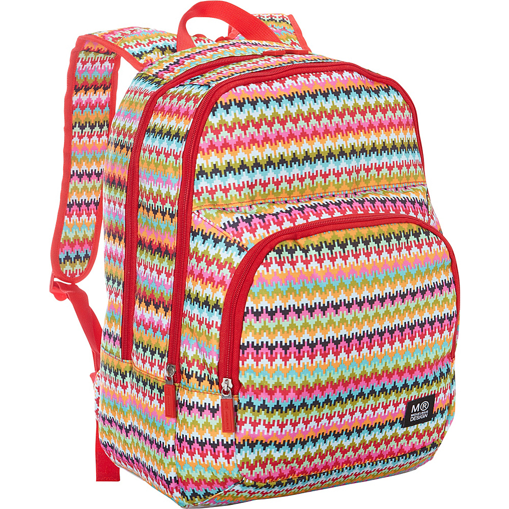 Miquelrius Triple School Backpack Ethnic Pattern Miquelrius Everyday Backpacks