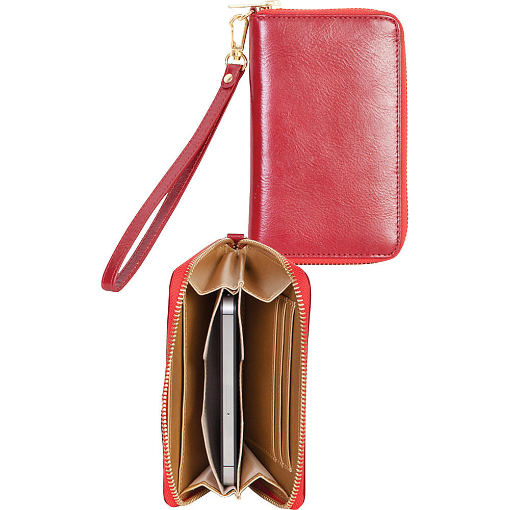 Scully Phone Wallet Red Scully Women s Wallets