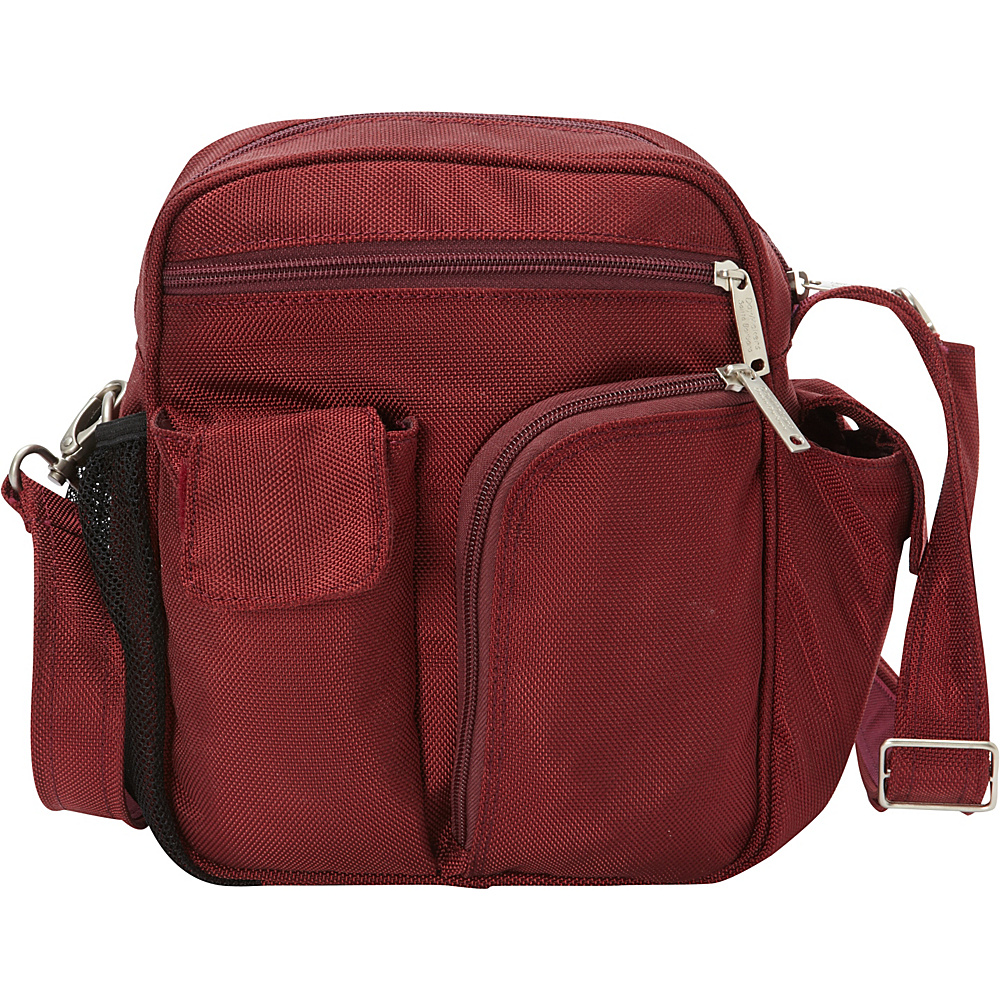 BeSafe by DayMakers RFID Medium Security Guide Shoulder Bag LX Cherry BeSafe by DayMakers Fabric Handbags