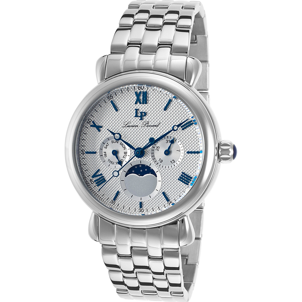 Lucien Piccard Watches Sierra Multi Function Stainless Steel Watch Silver Silver Silver Lucien Piccard Watches Watches