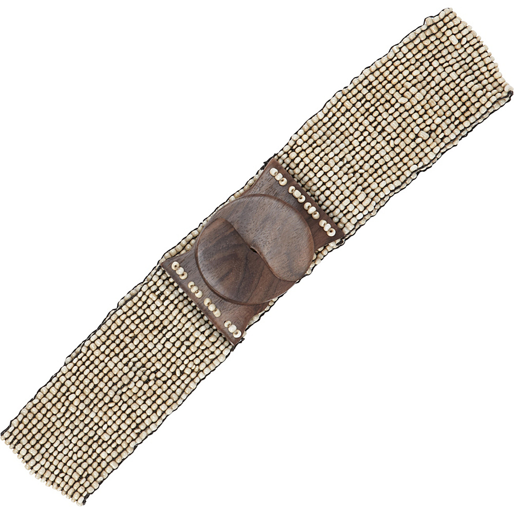 TLC you Stretch Beaded Belt Natural TLC you Other Fashion Accessories