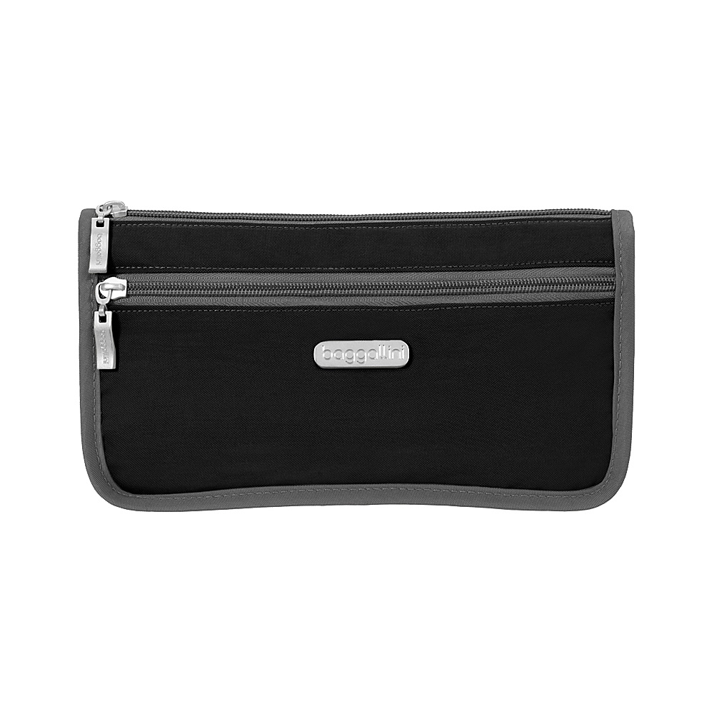 baggallini Large Wedge Cosmetic Case Black Charcoal baggallini Women s SLG Other