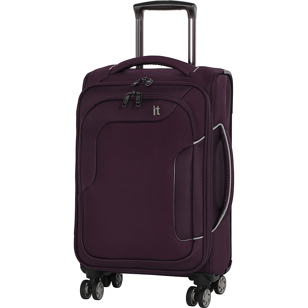 it luggage Amsterdam III 8 Wheel 21.5 Inch Carry On Potent Purple it luggage Softside Carry On