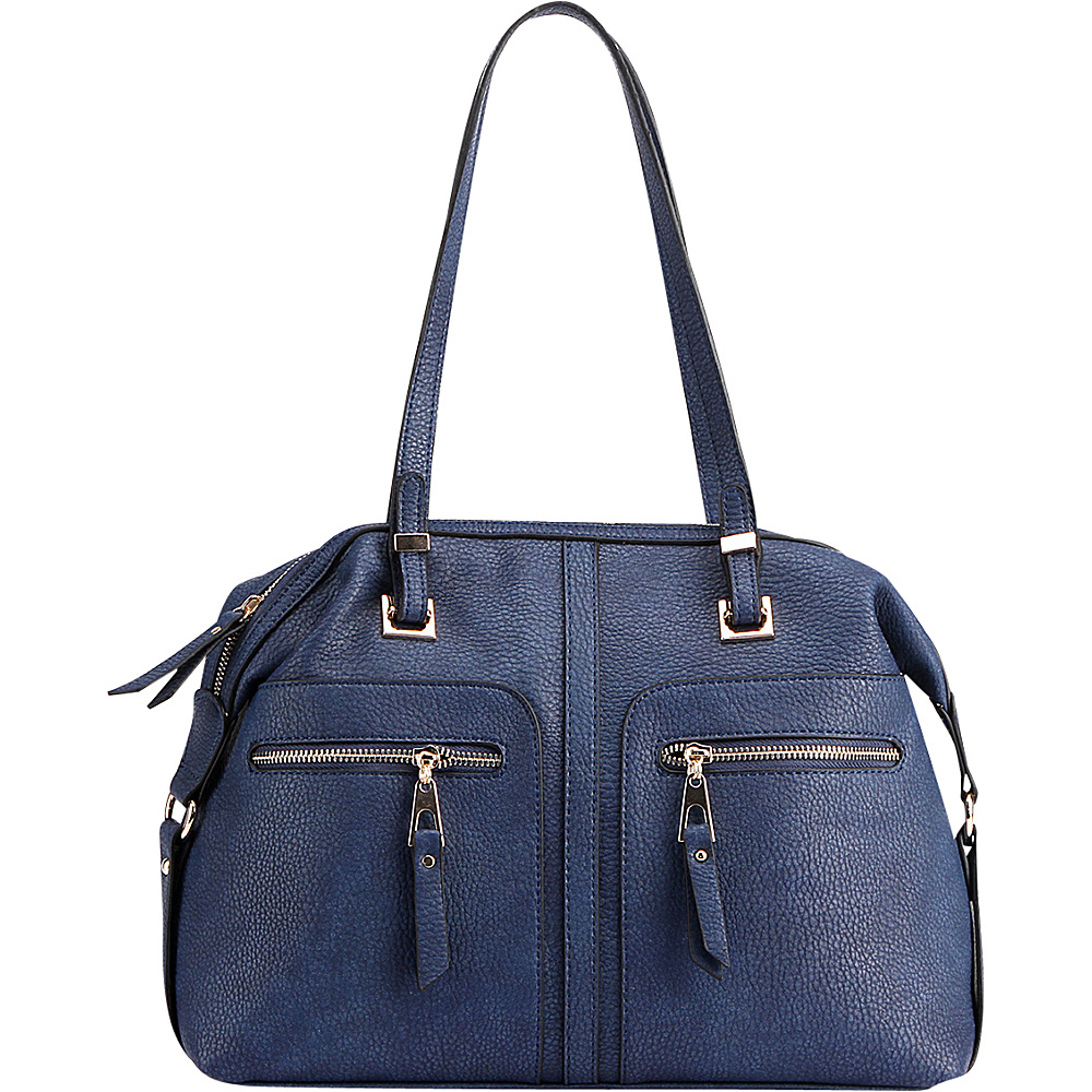 MKF Collection Blanche Satchel Blue MKF Collection Manmade Handbags