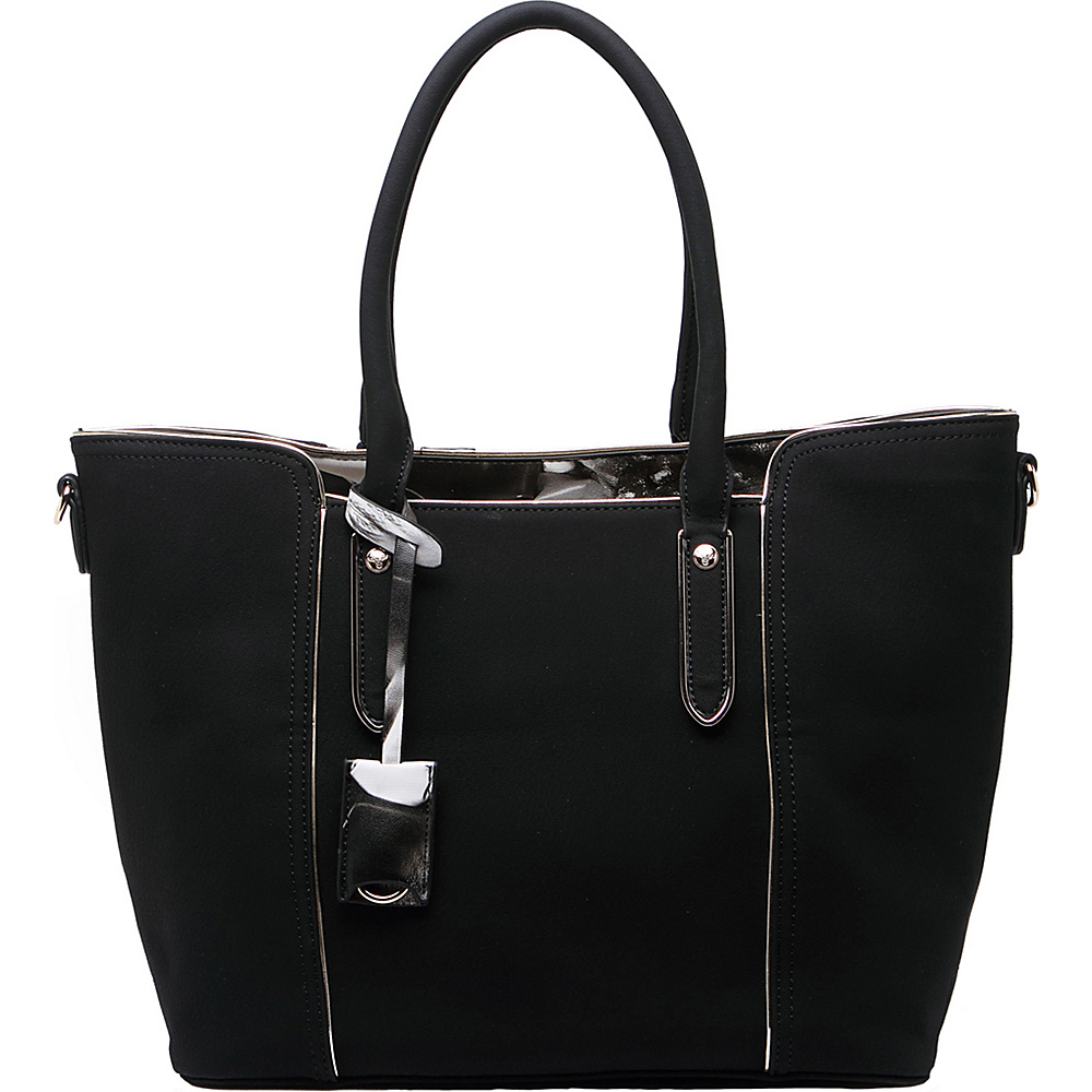 MKF Collection Jump Into Fall Tote Bag Black MKF Collection Manmade Handbags