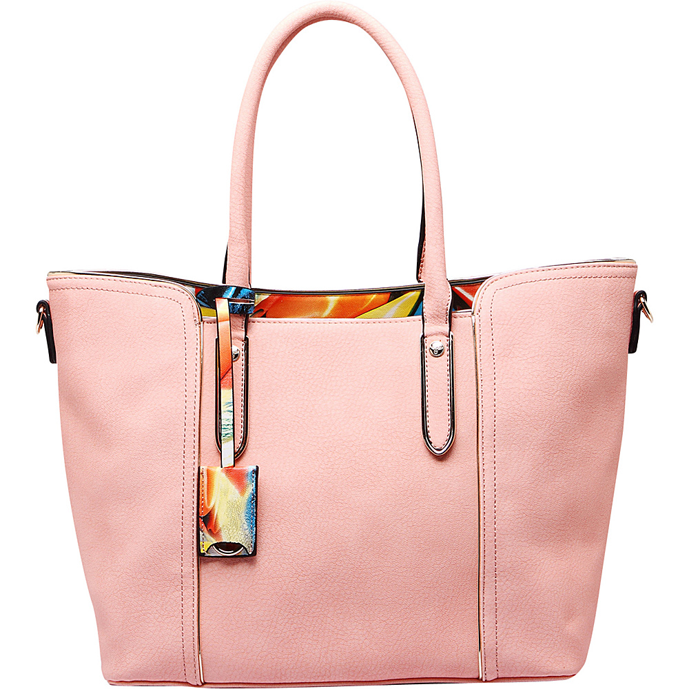 MKF Collection Jump Into Fall Tote Bag Pink MKF Collection Manmade Handbags