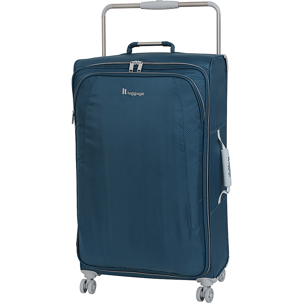 it luggage World s Lightest 8 Wheel Spinner 31.5 Blue Ashes it luggage Large Rolling Luggage