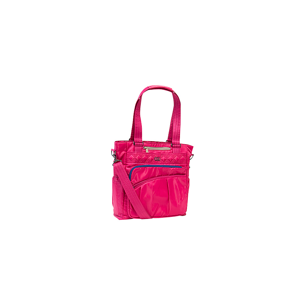 Lug V Ace Tote Rose Pink Lug Fabric Handbags