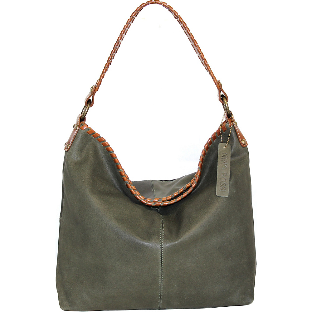 Nino Bossi Daisy Petal Shoulder Bag Pine Nino Bossi Leather Handbags