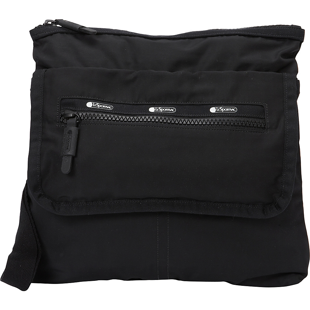 LeSportsac Travel Flight Crossbody True Black T LeSportsac Fabric Handbags