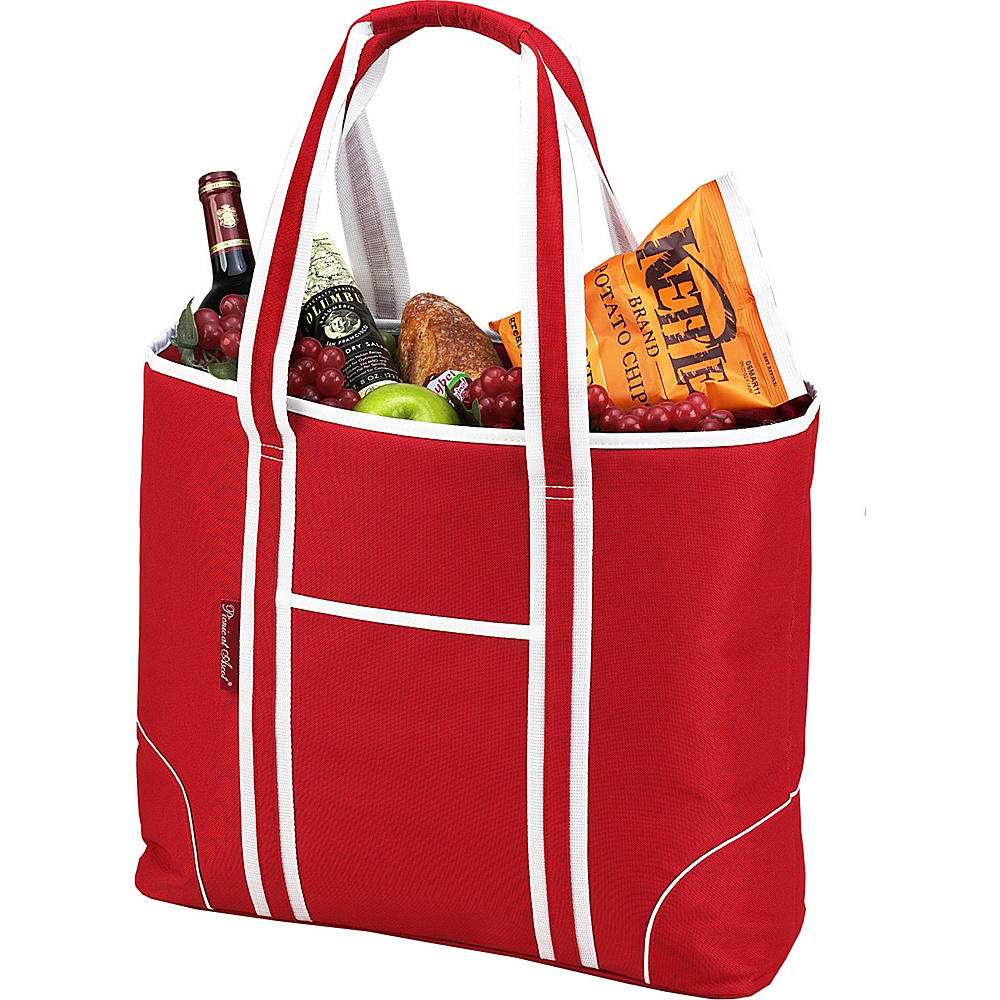 Picnic at Ascot Extra Large Insulated Cooler Bag 30 Can Tote Red Picnic at Ascot Outdoor Coolers