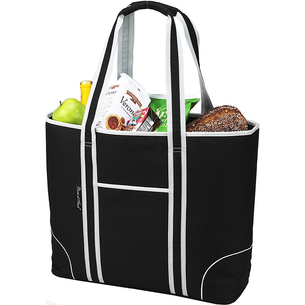 Picnic at Ascot Extra Large Insulated Cooler Bag 30 Can Tote Black Picnic at Ascot Outdoor Coolers