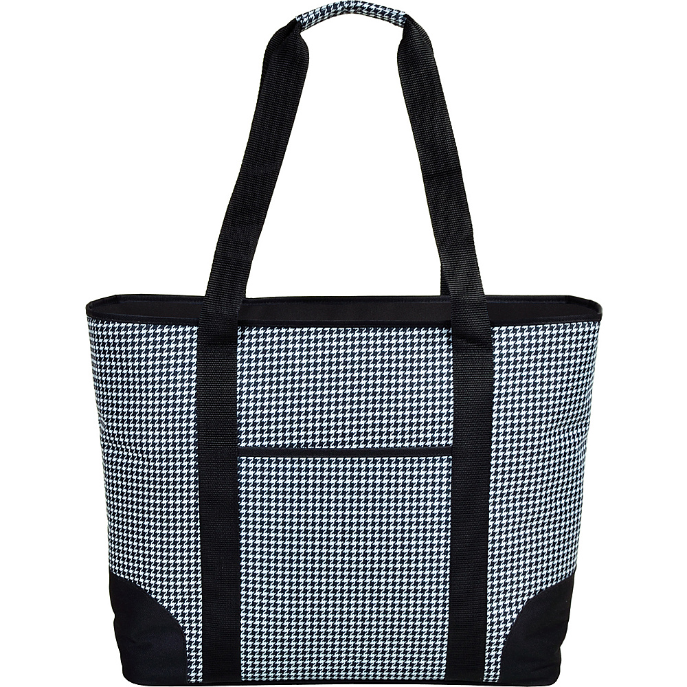 Picnic at Ascot Extra Large Insulated Cooler Bag 30 Can Tote Houndstooth Picnic at Ascot Outdoor Coolers