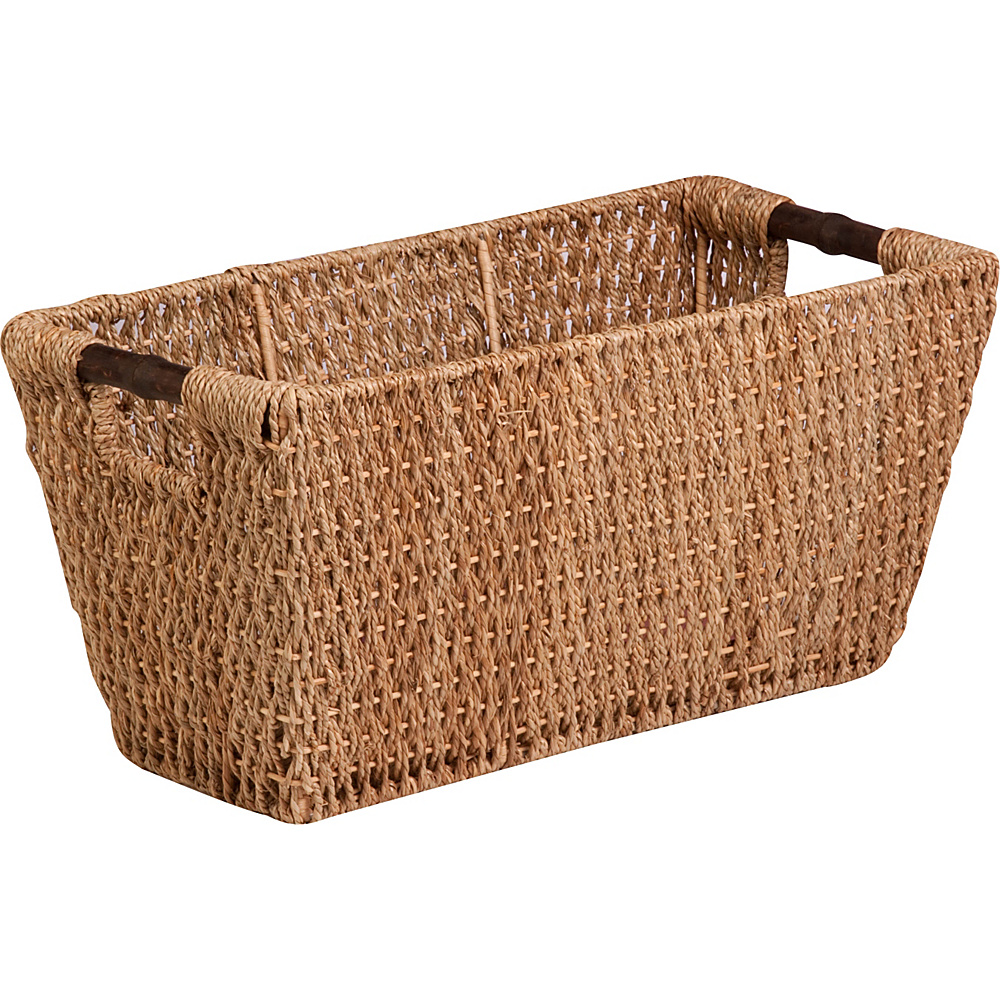 Honey Can Do Seagrass Basket with Handles Large natural Honey Can Do Travel Health Beauty