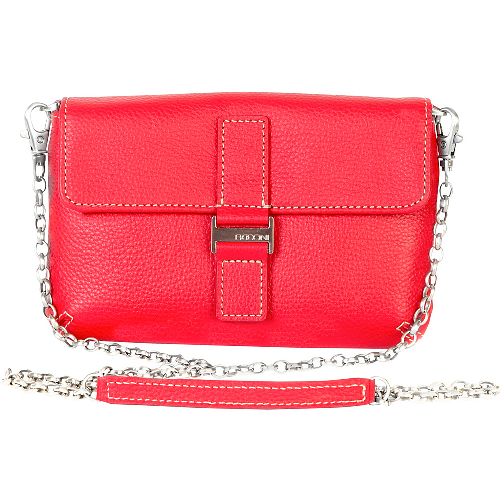 Boconi Kylie Mini RFID Clutch Berry Boconi Leather Handbags