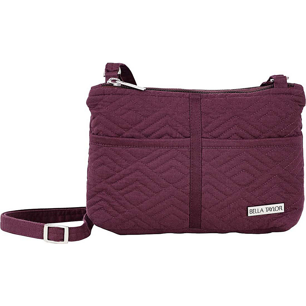 Bella Taylor Cabernet Solid Essentials Red Bella Taylor Fabric Handbags