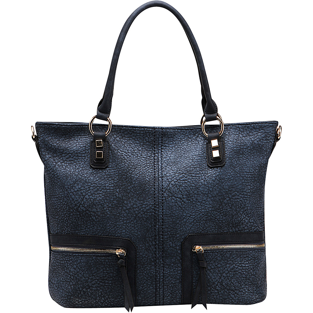 MKF Collection Madyson Shoulder Bag Blue MKF Collection Manmade Handbags