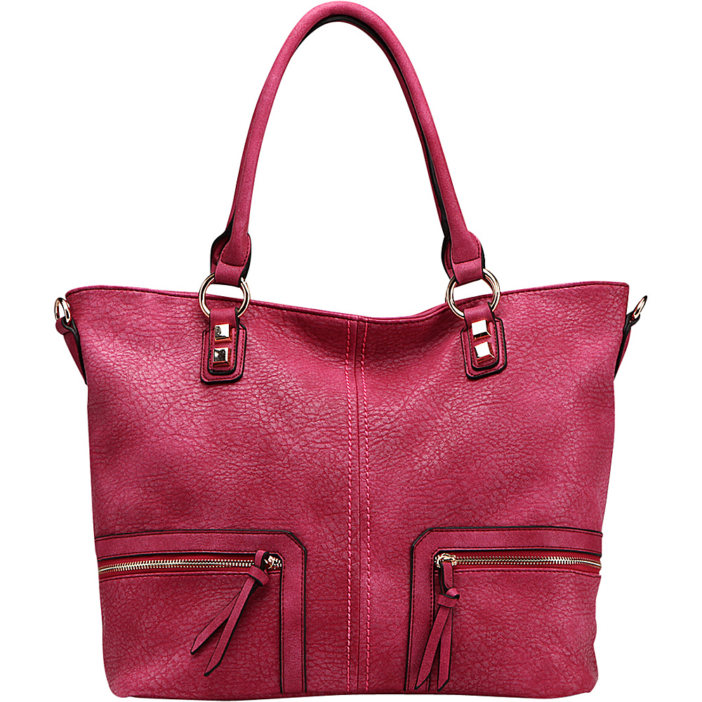 MKF Collection Madyson Shoulder Bag Fuchsia MKF Collection Manmade Handbags