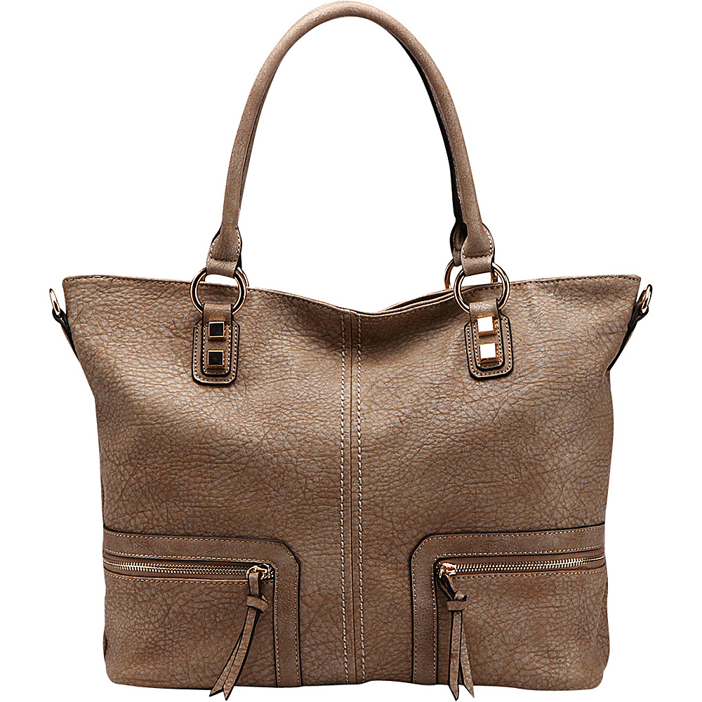MKF Collection Madyson Shoulder Bag Khaki MKF Collection Manmade Handbags