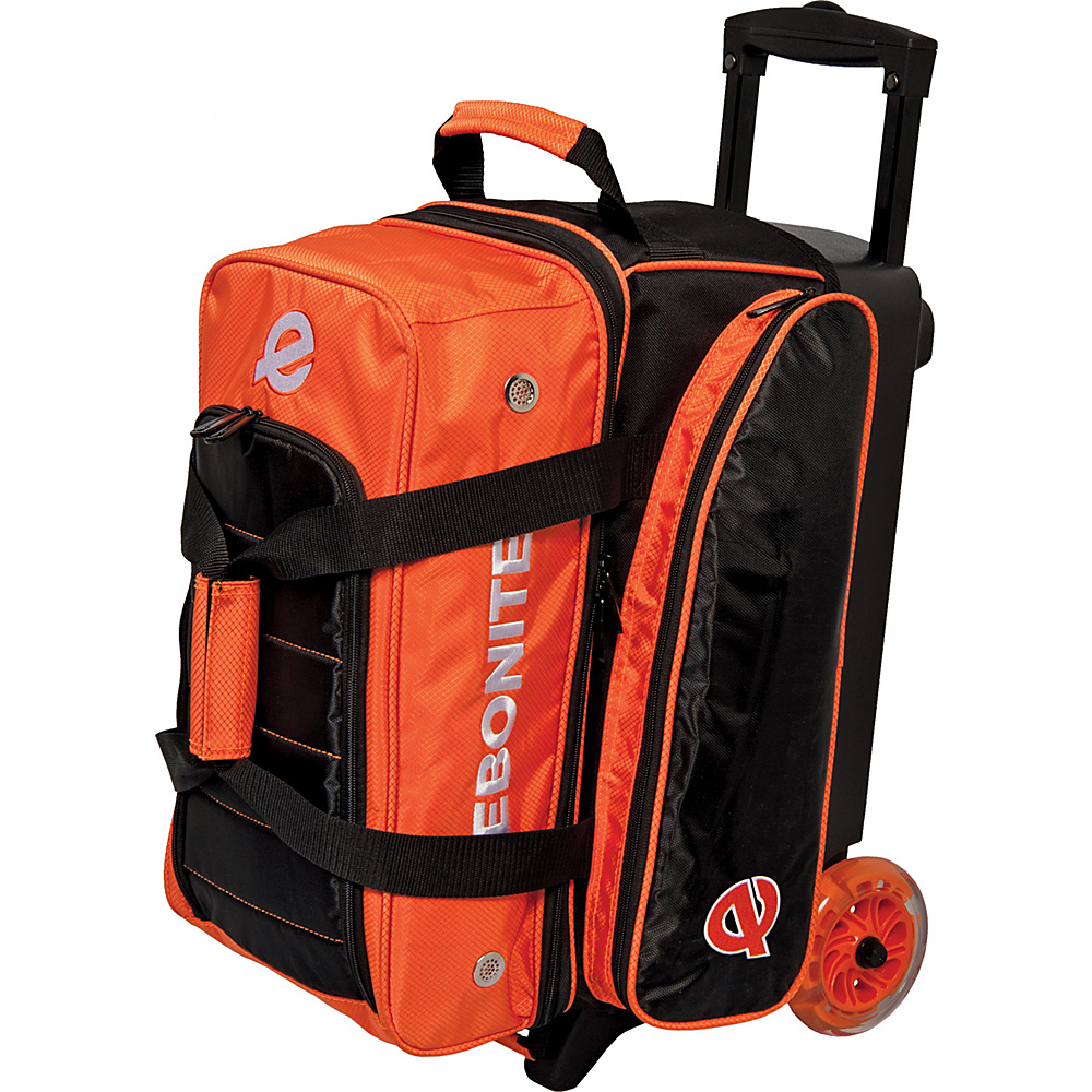 Ebonite Eclipse Double Roller Bowling Bag Orange Ebonite Bowling Bags
