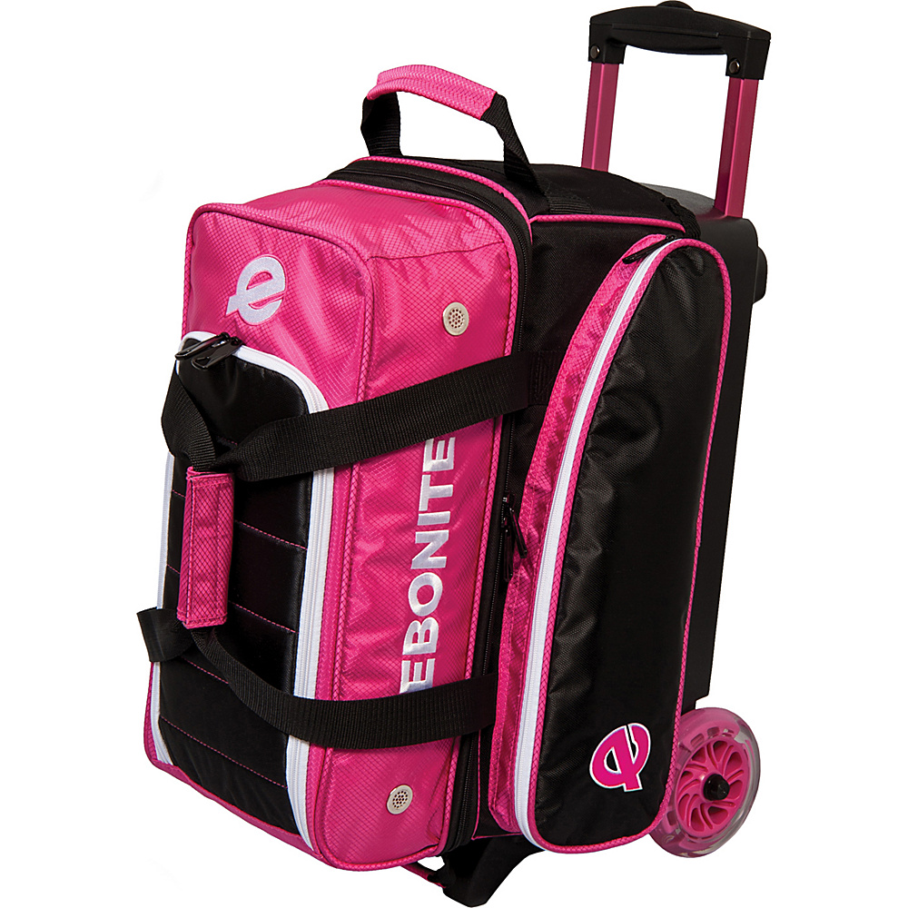 Ebonite Eclipse Double Roller Bowling Bag Pink Ebonite Bowling Bags