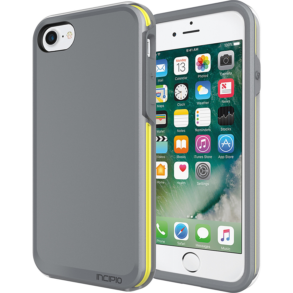 Incipio Performance Series Ultra no holster for iPhone 7 Charcoal Gray Yellow CGY Incipio Electronic Cases