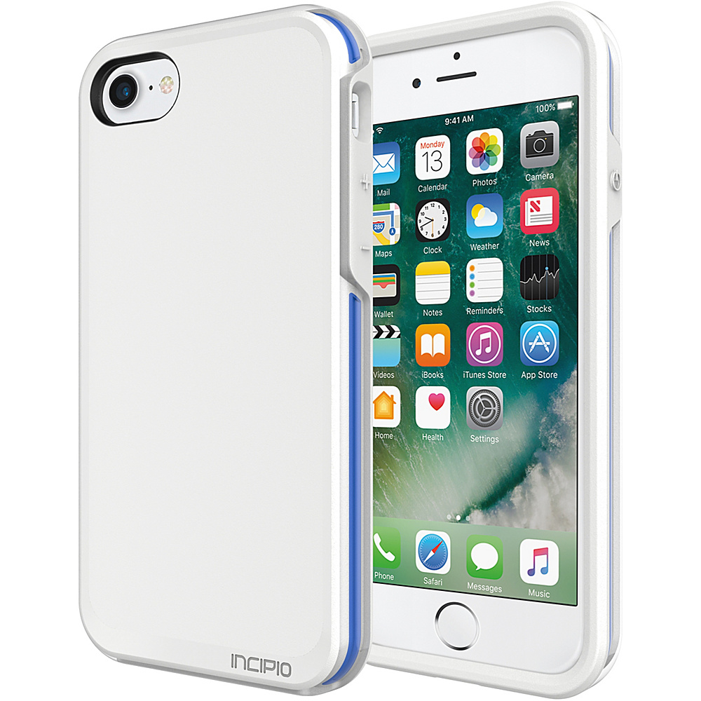 Incipio Performance Series Ultra no holster for iPhone 7 White Blue WBL Incipio Electronic Cases