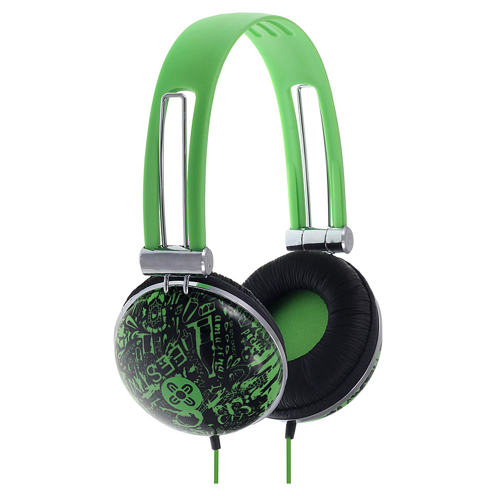 Moki Dome Headphones Graf Green Moki Headphones Speakers