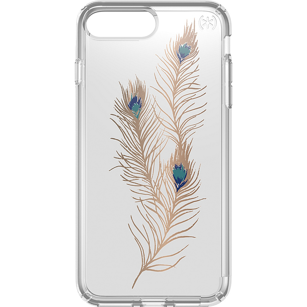 Speck iPhone 7 Plus Presidio Clear GRAPHIC Snowyfeather Gold Clear Speck Electronic Cases