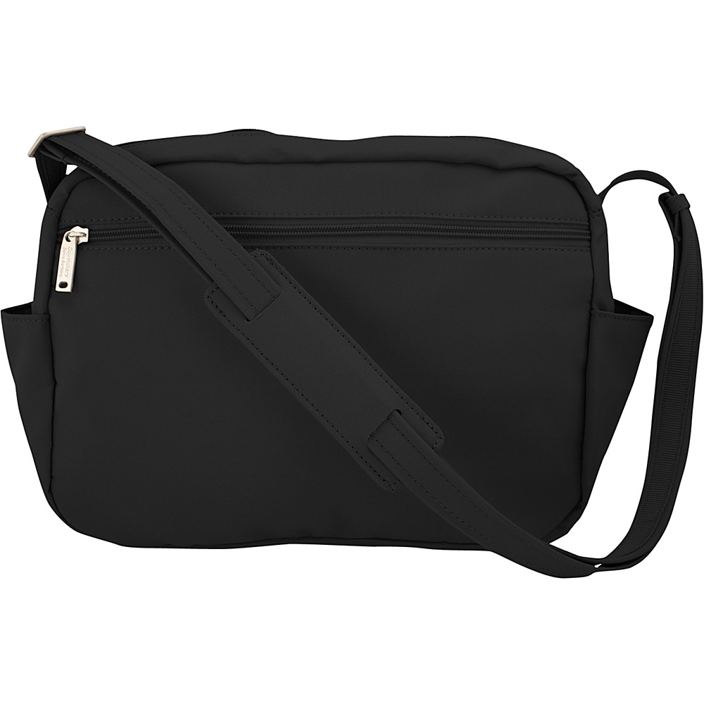 BeSafe by DayMakers Original Anti Theft 9 Pocket Traveler Messenger Black BeSafe by DayMakers Fabric Handbags