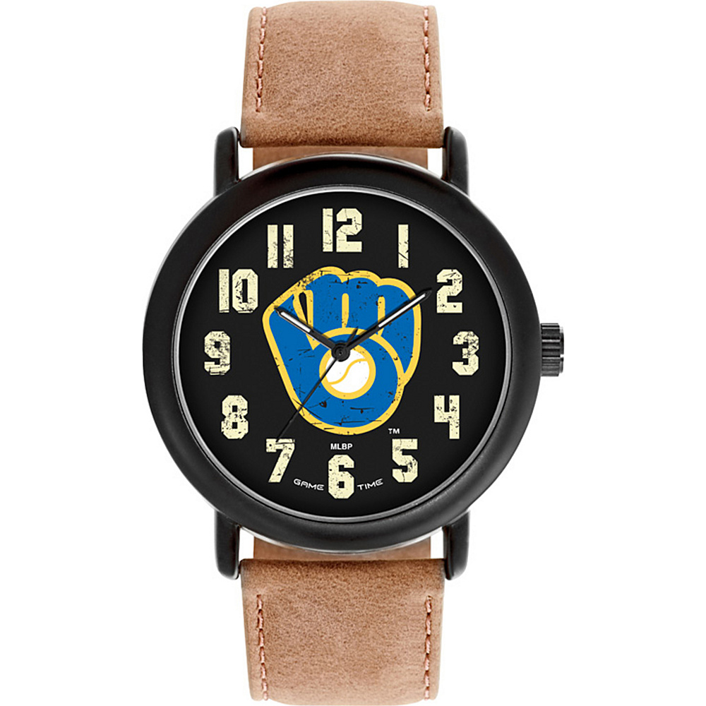 Game Time MLB Throwback Watch Milwaukee Brewers Game Time Watches