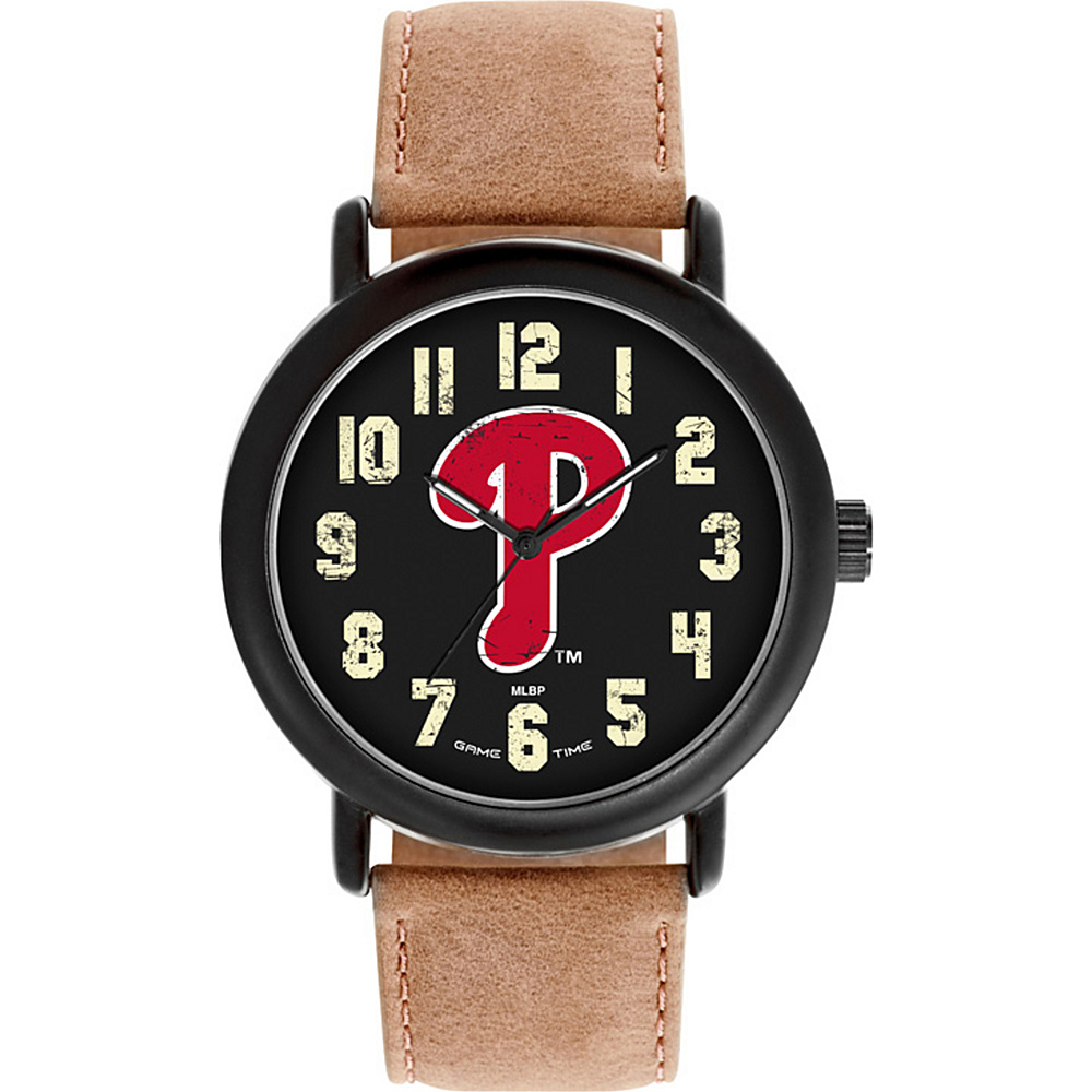 Game Time MLB Throwback Watch Philadelphia Phillies P Logo Game Time Watches