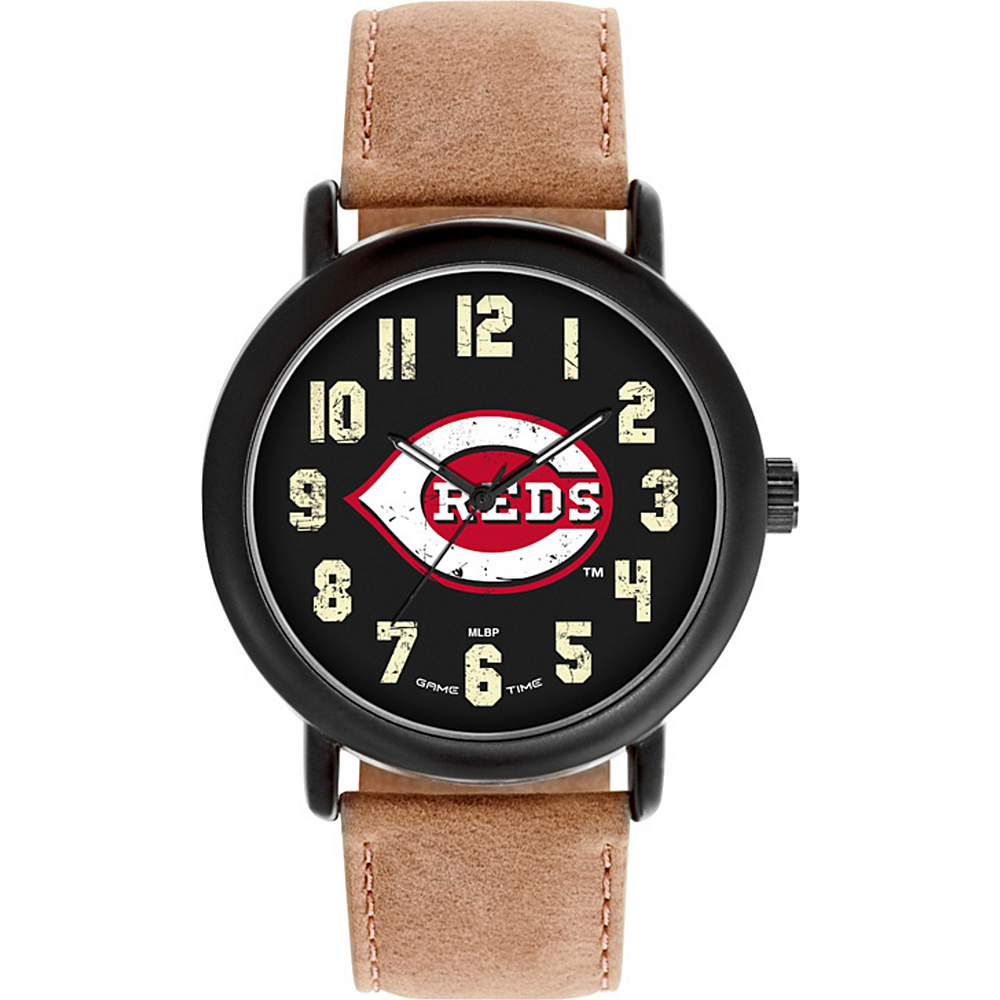 Game Time MLB Throwback Watch Cincinnati Reds Game Time Watches